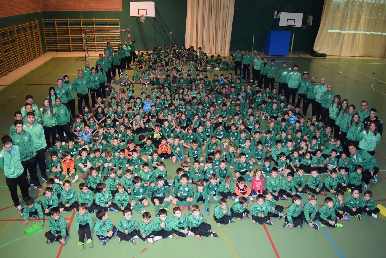 El CD Claret presentó, el pasado jueves,  a todos sus equipos