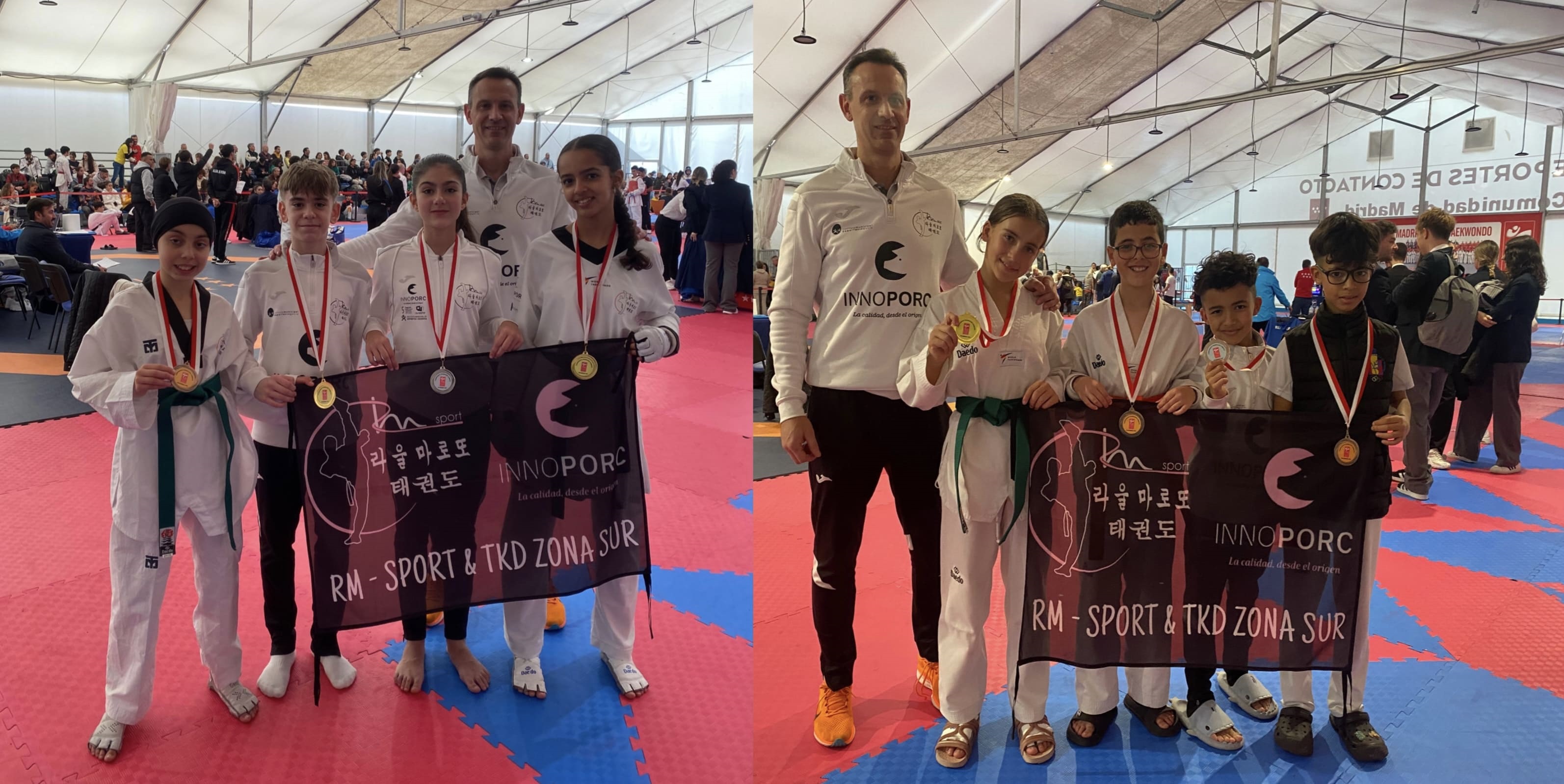 Pleno de Medallas para el CD Taekwondo RM-Sport Innoporc en el Campeonato de Promoción de Madrid
