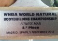 El atleta segoviano Álvaro Martínez Ruano se proclama Subcampeón del Mundo de Culturismo Natural