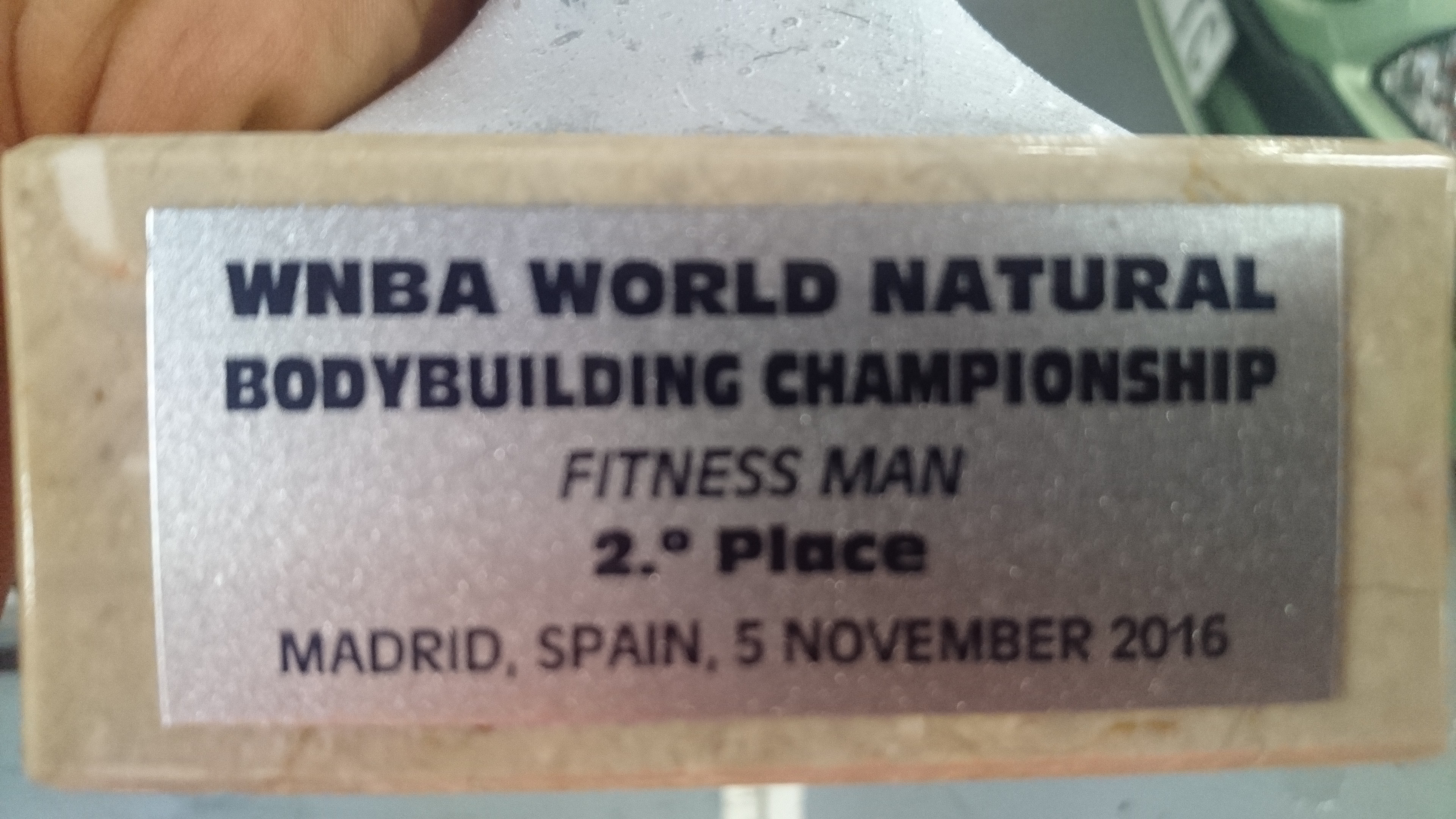 El atleta segoviano Álvaro Martínez Ruano se proclama Subcampeón del Mundo de Culturismo Natural