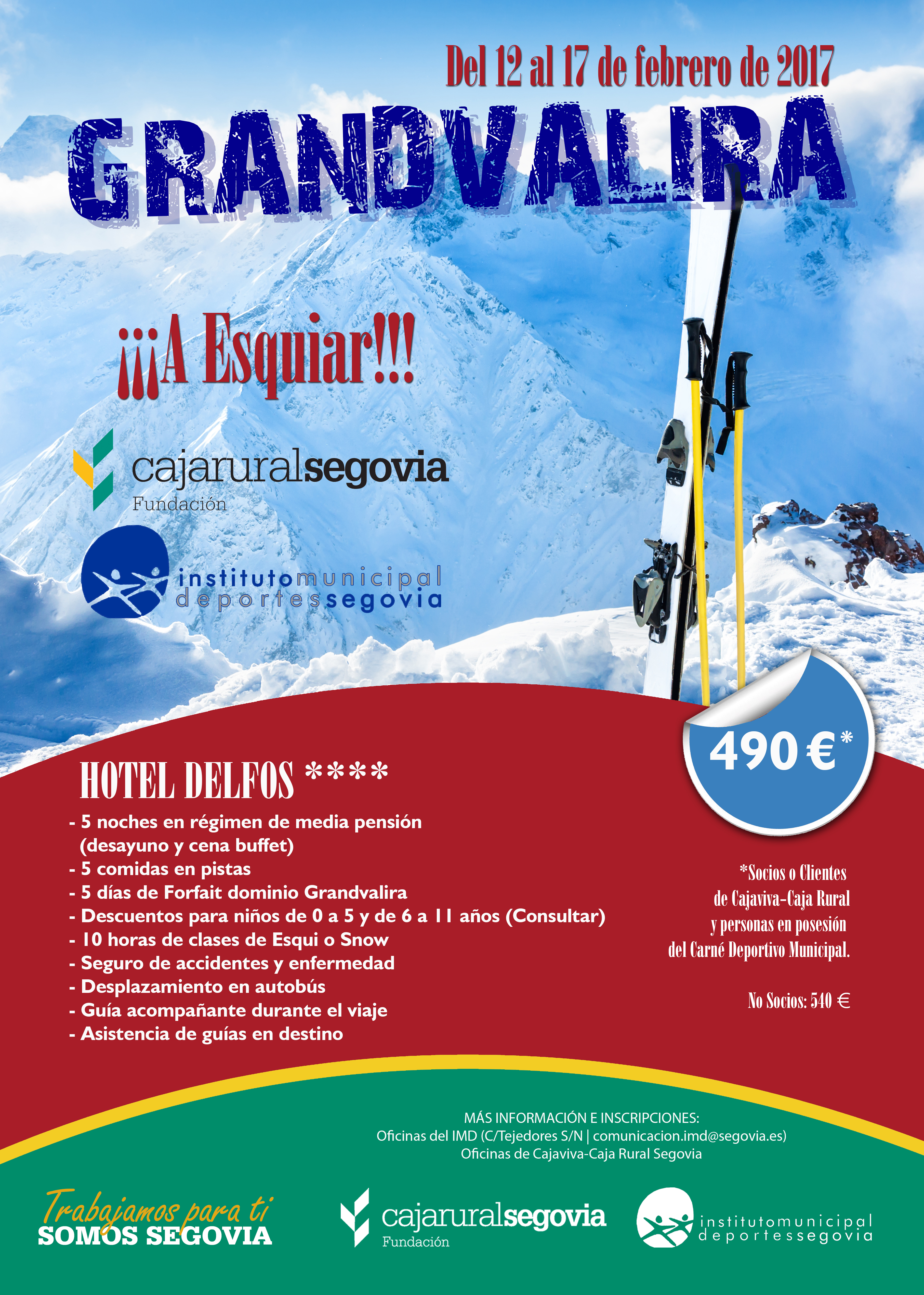 En marcha la nueva Campaña de Esquí Alpino 2017