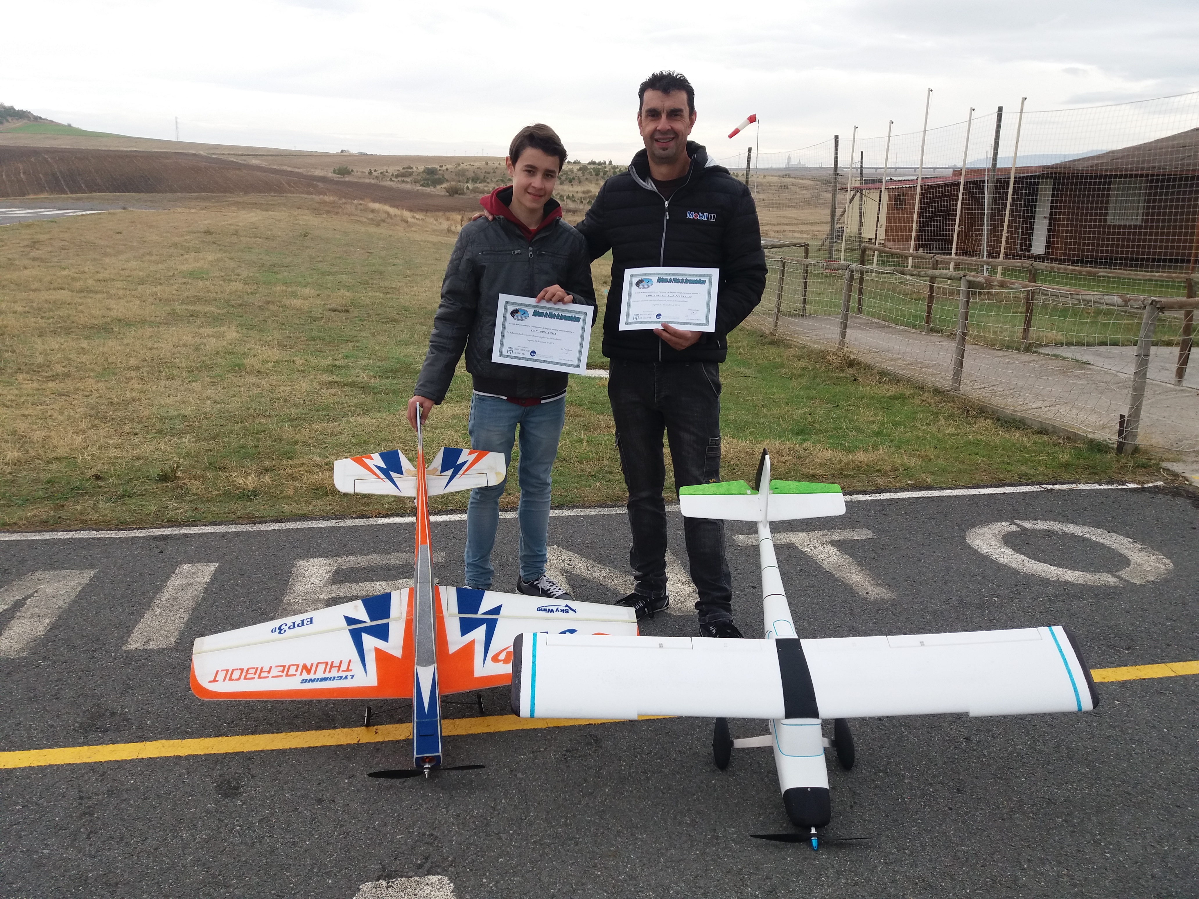 Finalización del Curso de Aeromodelismo 2016