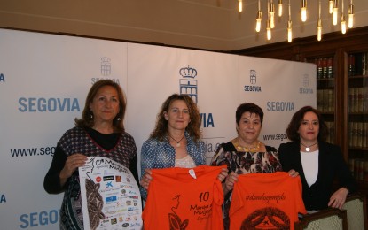 Presentación de la X Marcha de Mujeres en el Ayuntamiento de Segovia