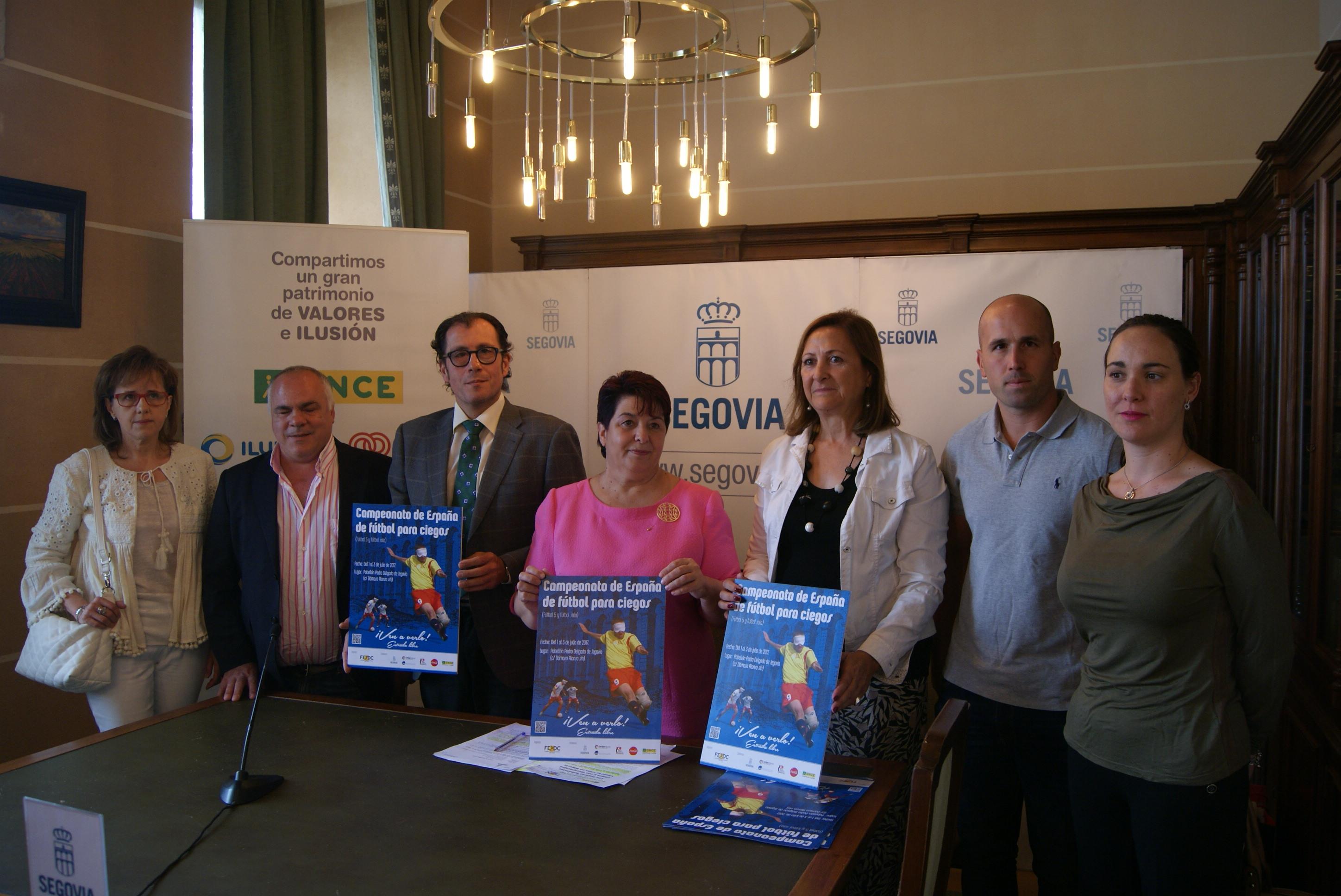 Los mejores futbolistas ciegos y con discapacidad visual se citan en Segovia