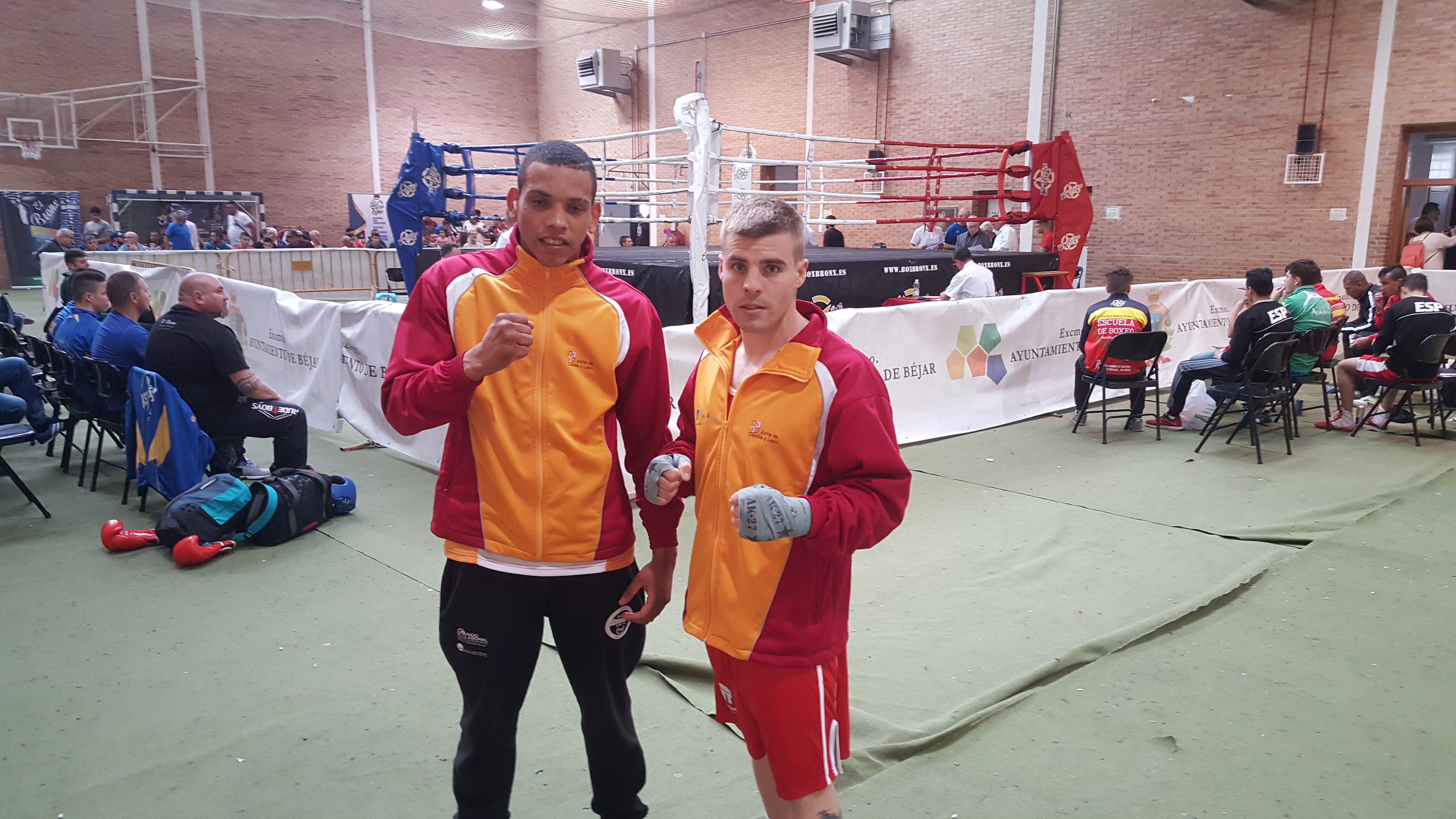 Los púgiles, Ismael Pascual y Elian Guerrero, participaron en el I Torneo de Boxeo Olímpico con carácter Internacional