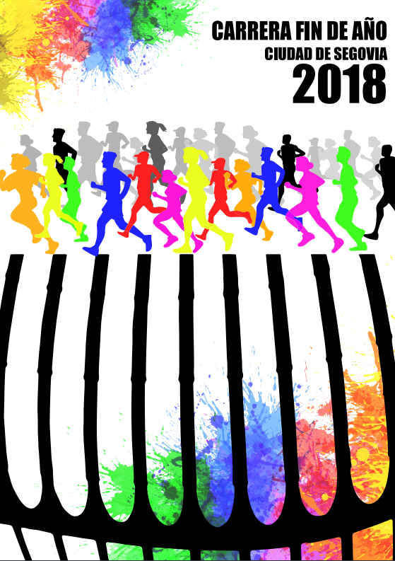 Ángela Redondo Poderoso gana el concurso de cartel anunciador de la Carrera Fin de Año “Ciudad de Segovia” 2018