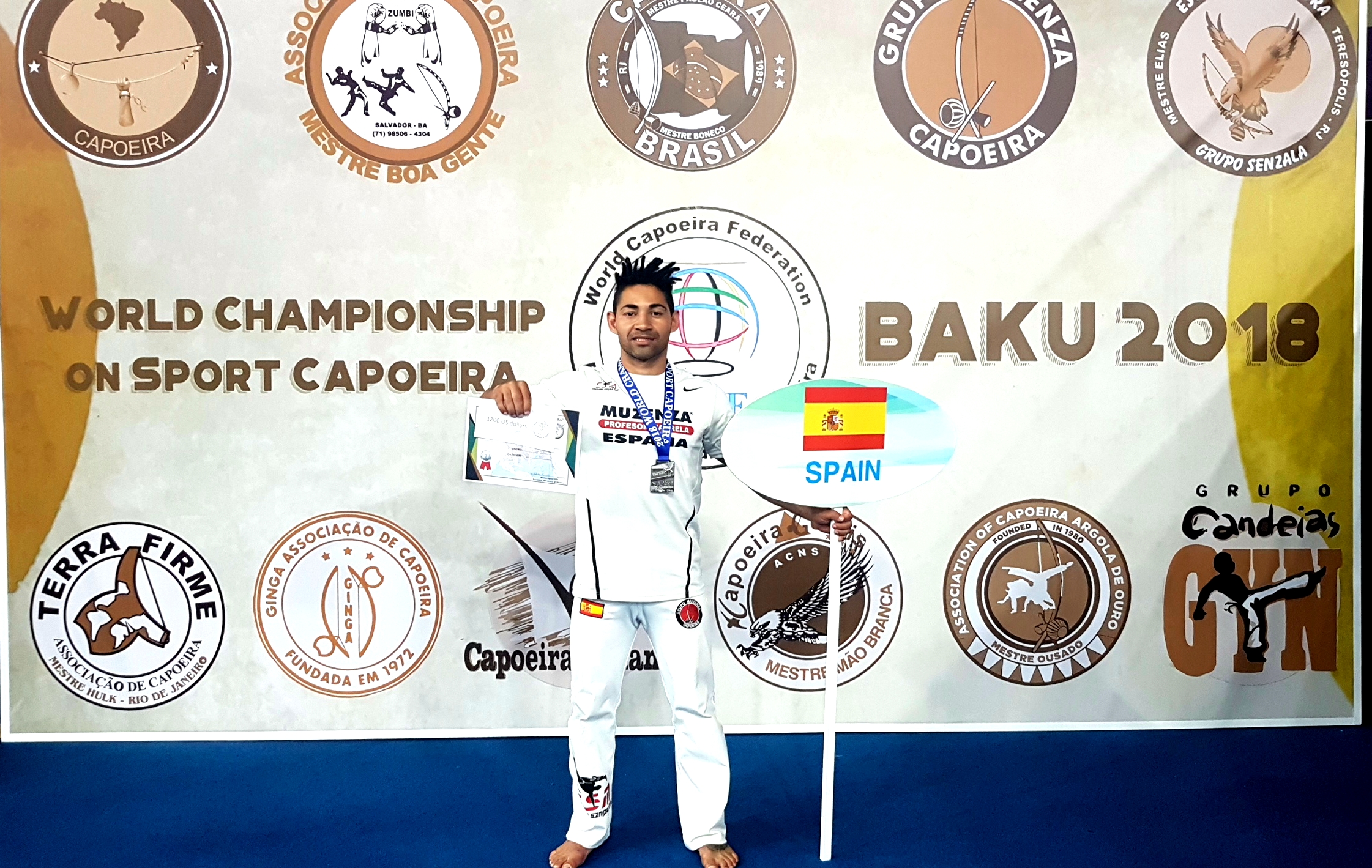 Destacada actuación del Profesor Magrela en el Mundial de Capoeira en Baku- Azerbaiyán