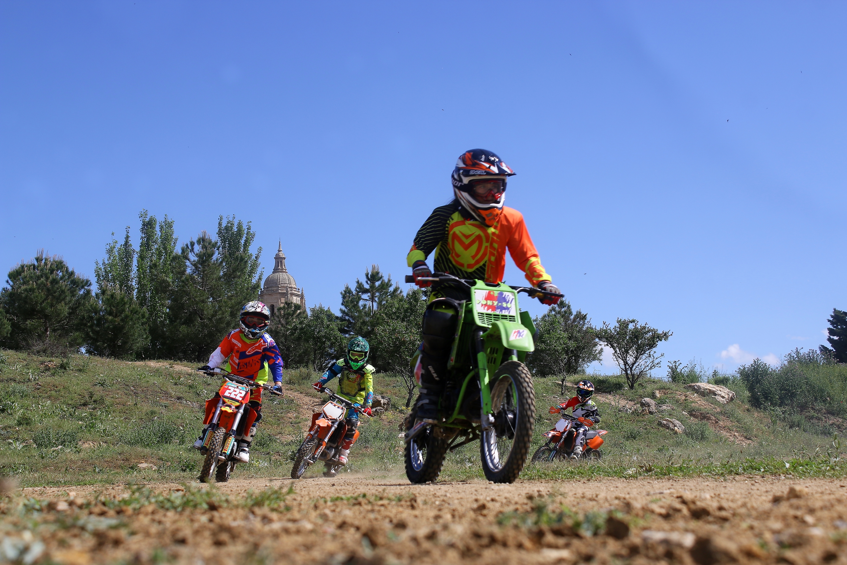 El Club Deportivo “Altos de la Piedad” organizó el pasado domingo un nuevo  curso de Motocross - Instituto Municipal de Deportes de Segovia