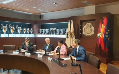 El Ayuntamiento de Segovia y la Fundación Real Madrid renuevan su cooperación que hace posible la Escuela sociodeportiva de Fútbol de Integración