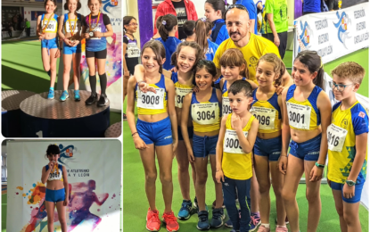 Dos oros y una plata para las atletas del CD Sporting Segovia en los Campeonatos Autonómicos de Combinados Sub8-Sub10-Sub12