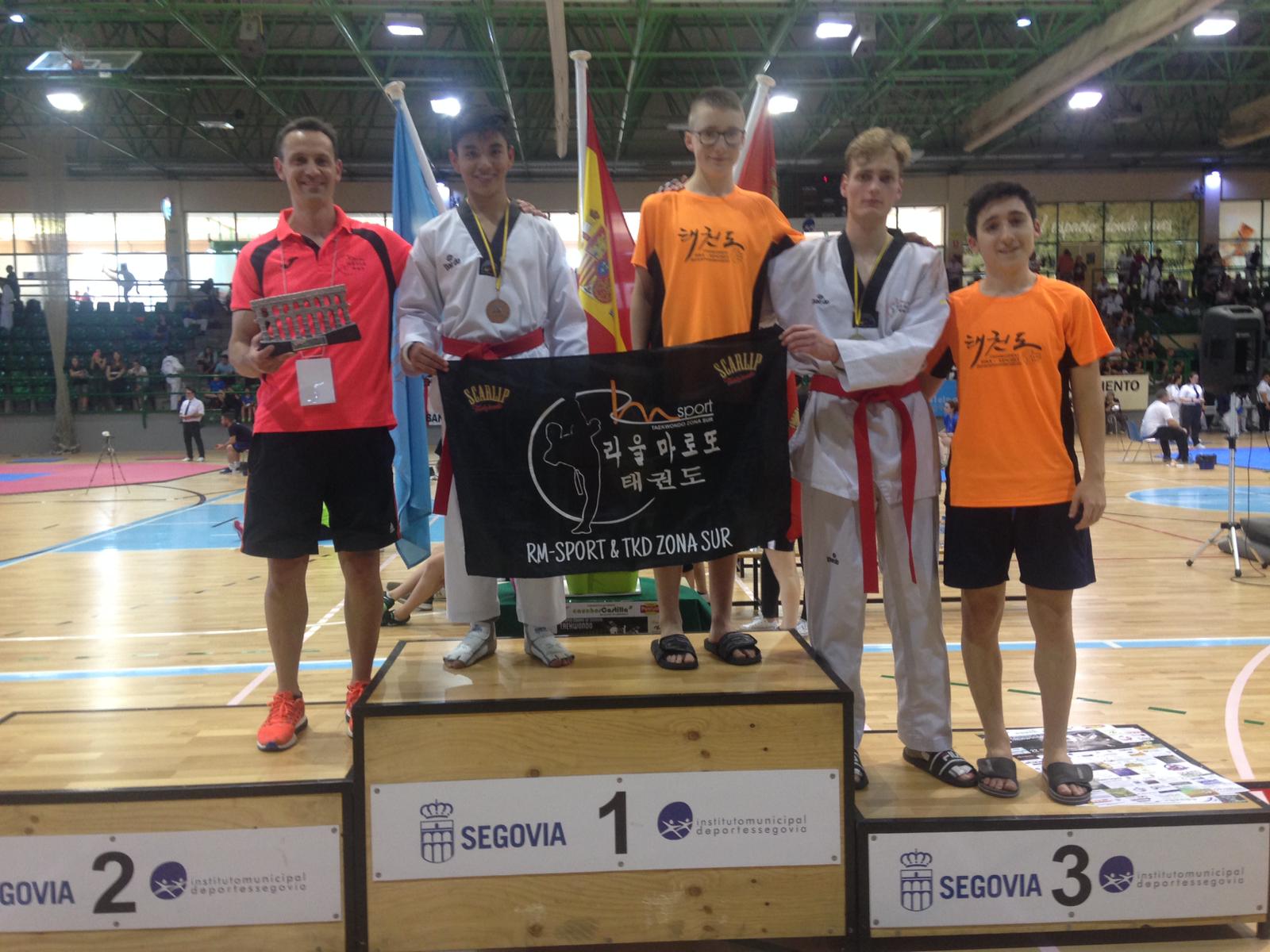 El CD Taekwondo RM-Sport consigue siete medallas  en el VII Open “Ciudad de Segovia