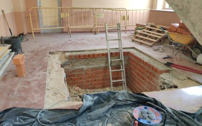 El Ayuntamiento de Segovia acomete obras de accesibilidad en el pabellón Pedro Delgado