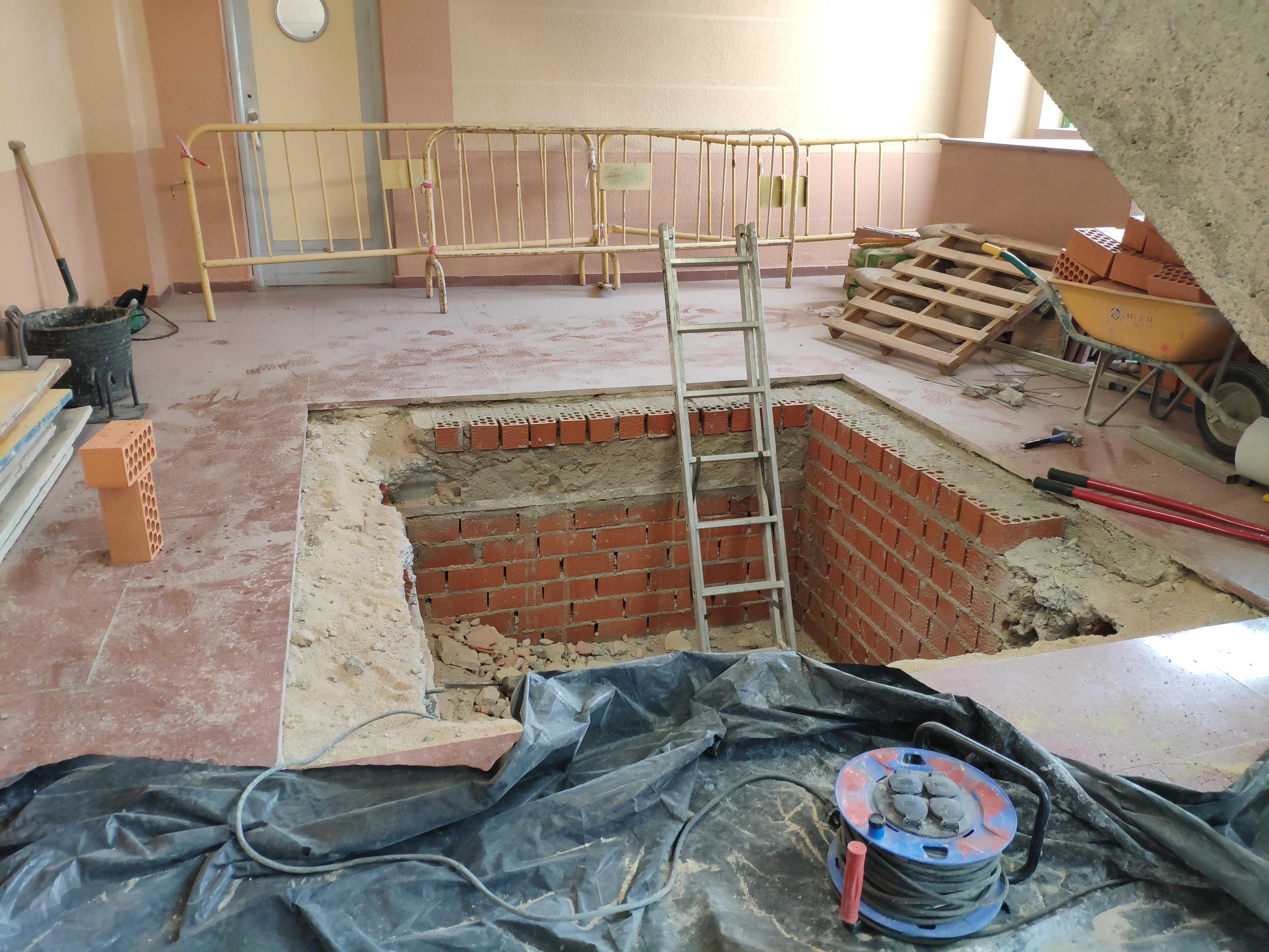 El Ayuntamiento de Segovia acomete obras de accesibilidad en el pabellón Pedro Delgado