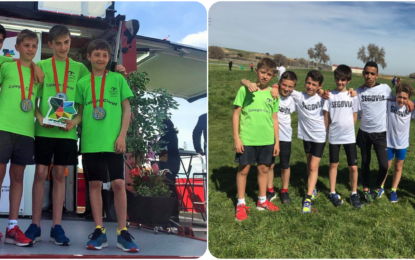 Los atletas del Sporting en tres podios del Cross Regional en edad escolar