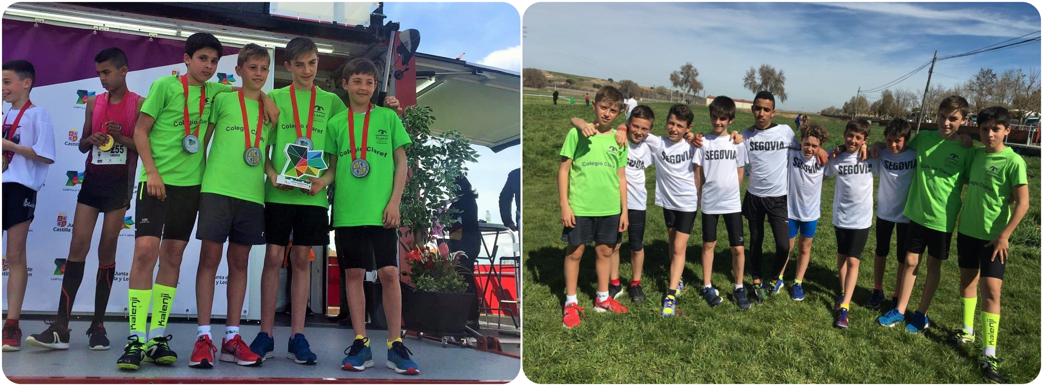 Los atletas del Sporting en tres podios del Cross Regional en edad escolar