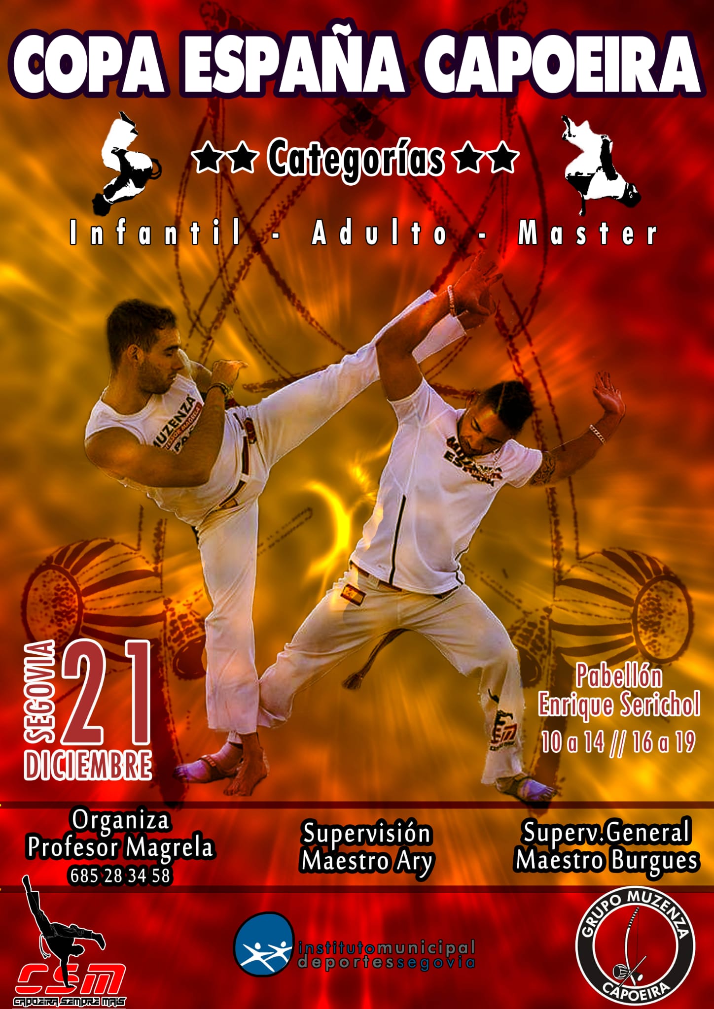 Segovia acoge la primera Copa de España de Capoeira