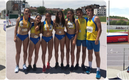 Nueve medallas autonómicas y tres participaciones nacionales de atletas del C.D. Sporting