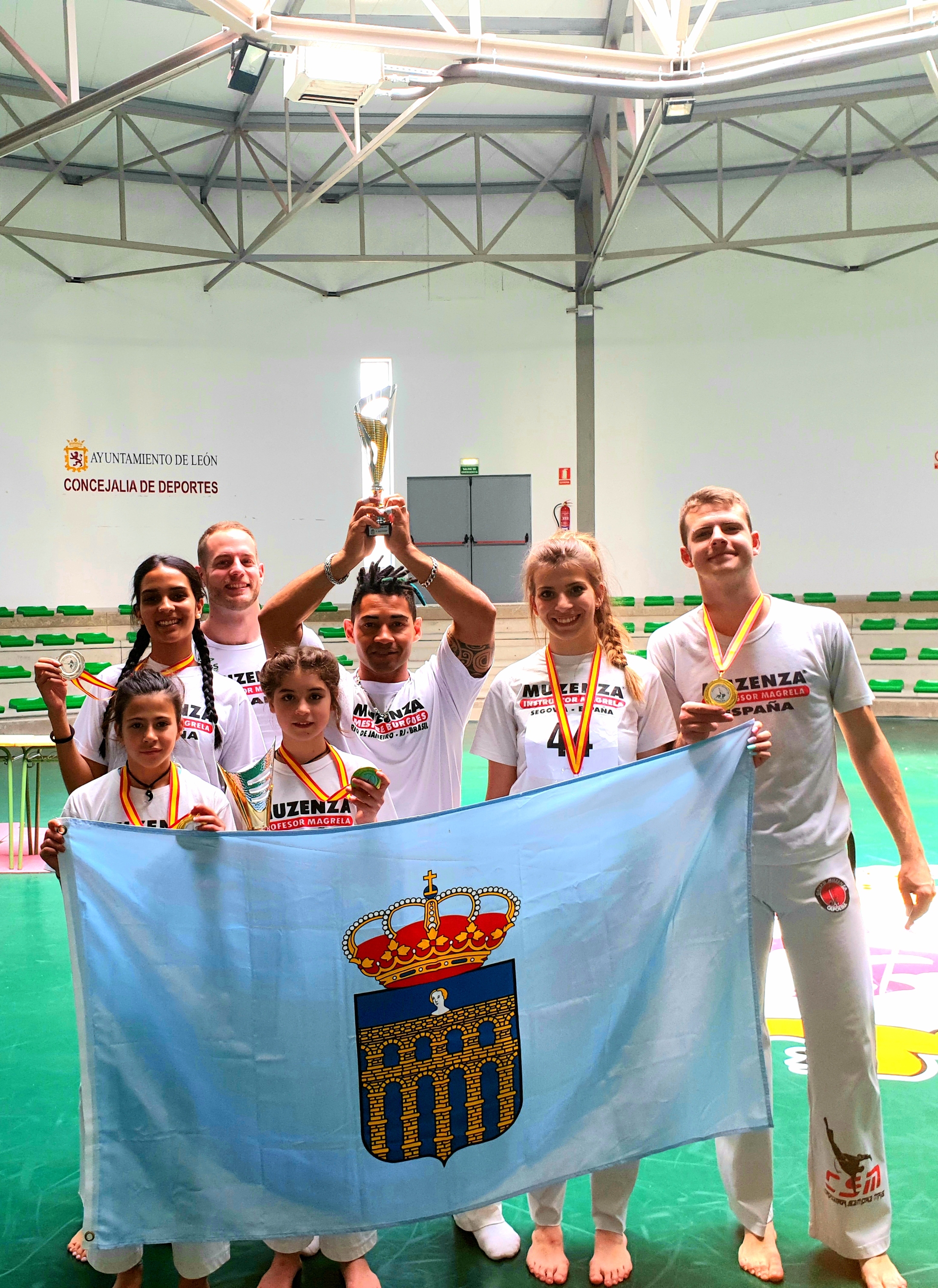 El equipo de Capoeira Muzenza Segovia conquista Castilla y León