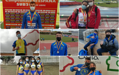 Excelente fin de semana para el Sporting Segovia con tres medallistas nacionales y 14 medallas autonómicas