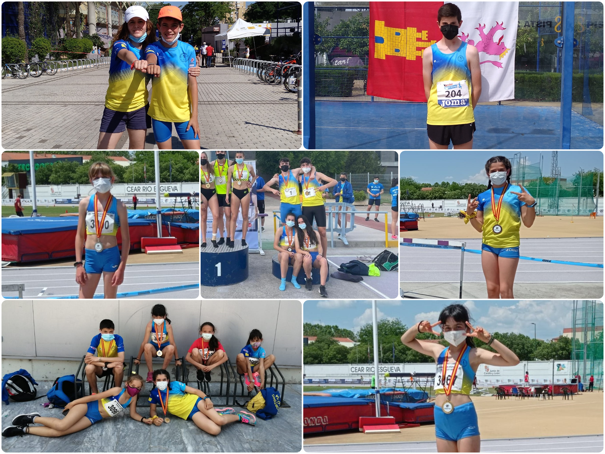 Adrián Muñoz, séptimo y Asier Sanz, el 14 de España de Combinadas Sub-14