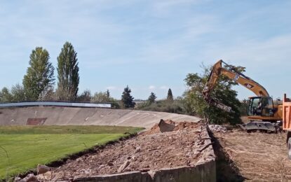 Comienza la demolición del velódromo de Madrona