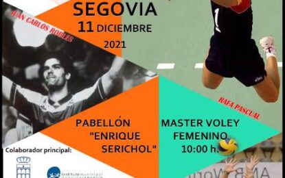 Segovia acogerá la celebración del Encuentro Máster Voley España, a beneficio de La Palma