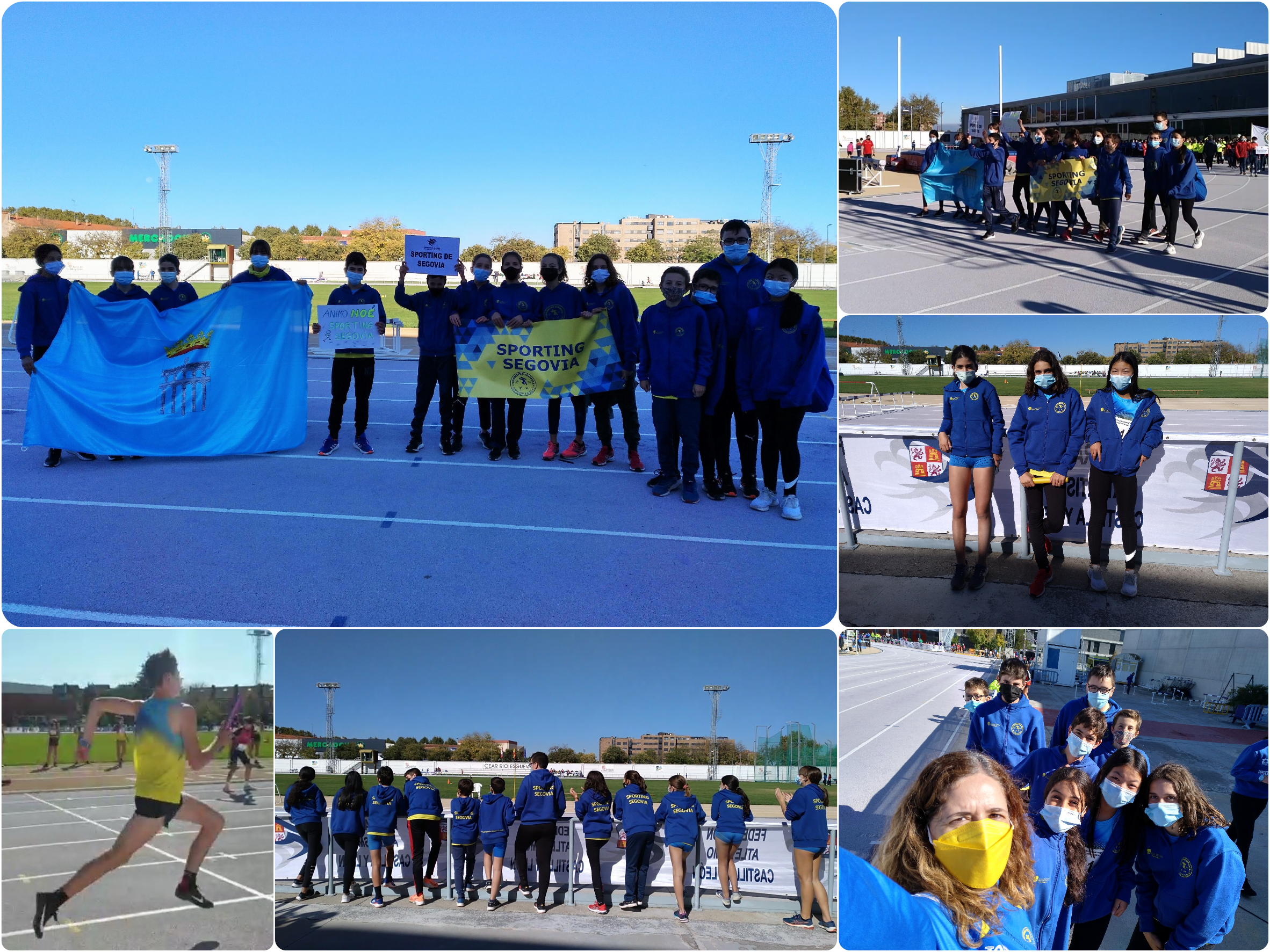 Sexto y octavo puesto del Sporting Segovia en el Campeonato Autonómico de Clubes Sub14