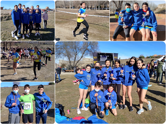 La cantera del Sporting Segovia triunfa en la Final Provincial Segoviana de Campo a Través Escolar