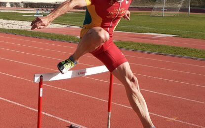El atleta segoviano, Juan Luis Álvarez, oro en el Campeonato Máster Autonómico de Salamanca