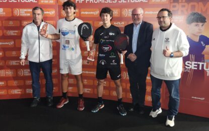 Los segovianos Guillermo Fernández y Sergio Tierno finalistas del internacional de padel de Setubel