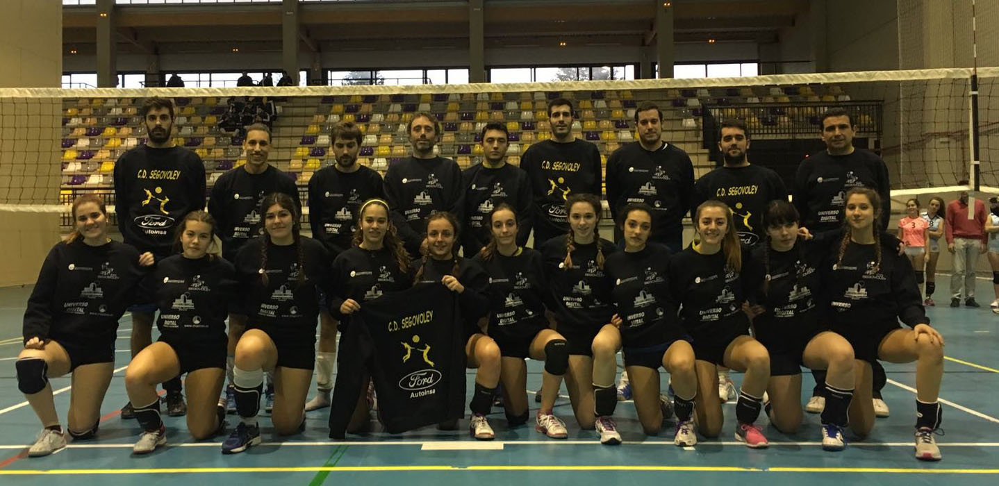 Los equipos del Club Deportivo Segovoley empiezan sus respectivas competiciones con gran ilusión