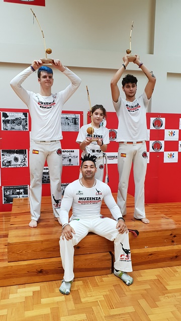 Gran actuación del Grupo de Capoeira Muzenza Segovia en Portugal