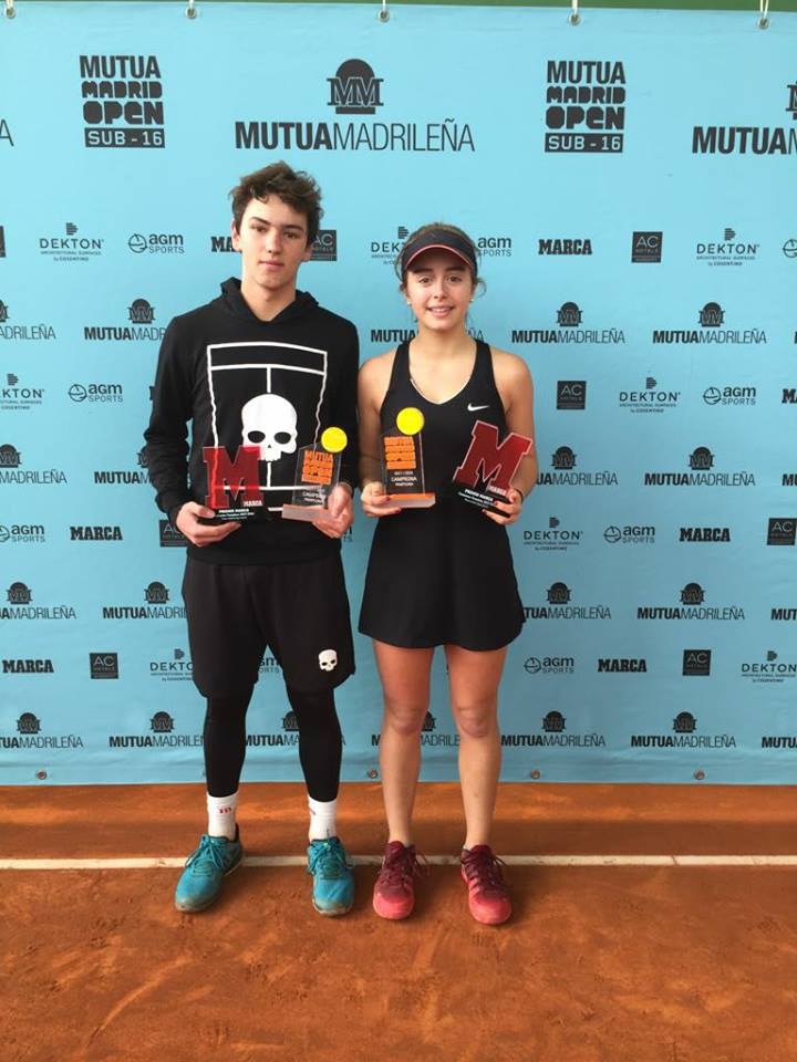 El tenista segoviano, Nicolás Herrero, campeón del Mutua Madrid Open en Pamplona