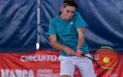 El tenista segoviano, Nicolás Herrero, cuarto finalista en  el Torneo ITF Dublin