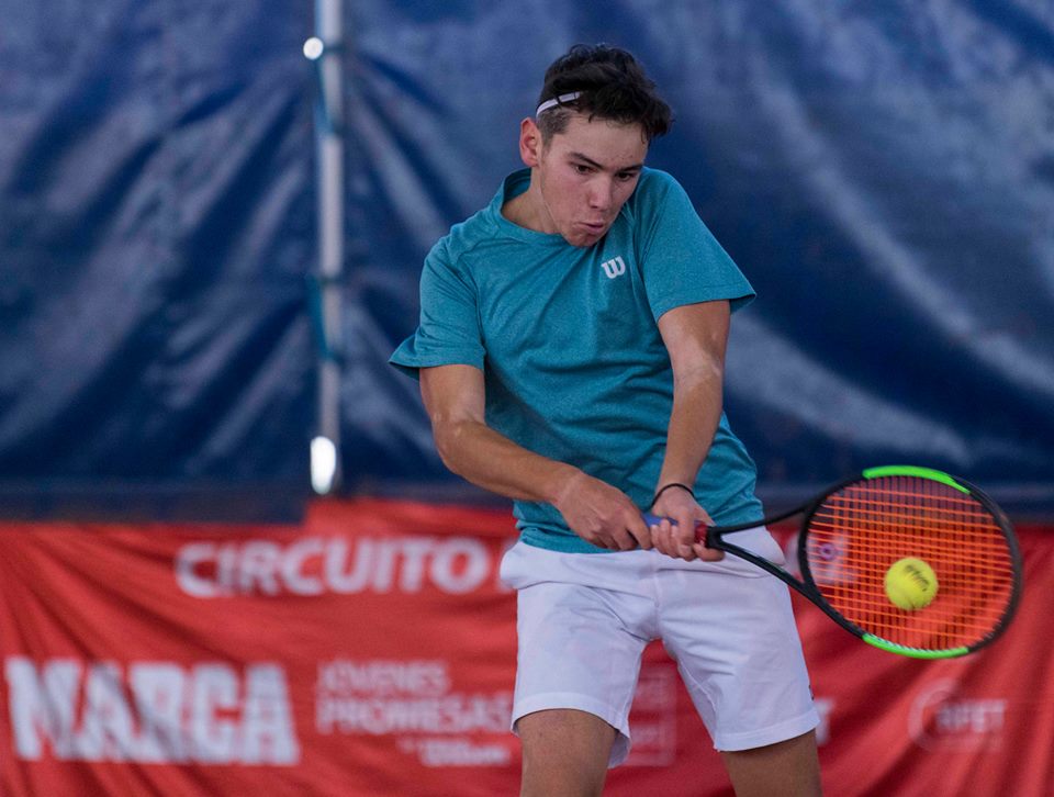 El tenista segoviano, Nicolás Herrero, cuarto finalista en  el Torneo ITF Dublin