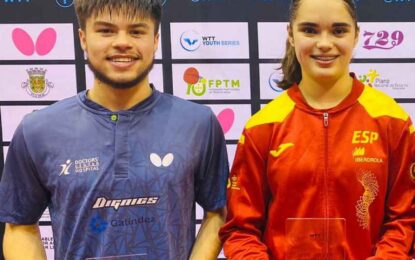 Ángela Rodríguez, plata en dobles mixtos – WTT  Youth Contender Vila Real