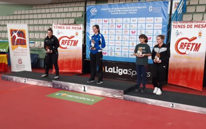 Campeonato de España Absoluto de Tenis de Mesa: Ángela Rodríguez, tercera clasificada
