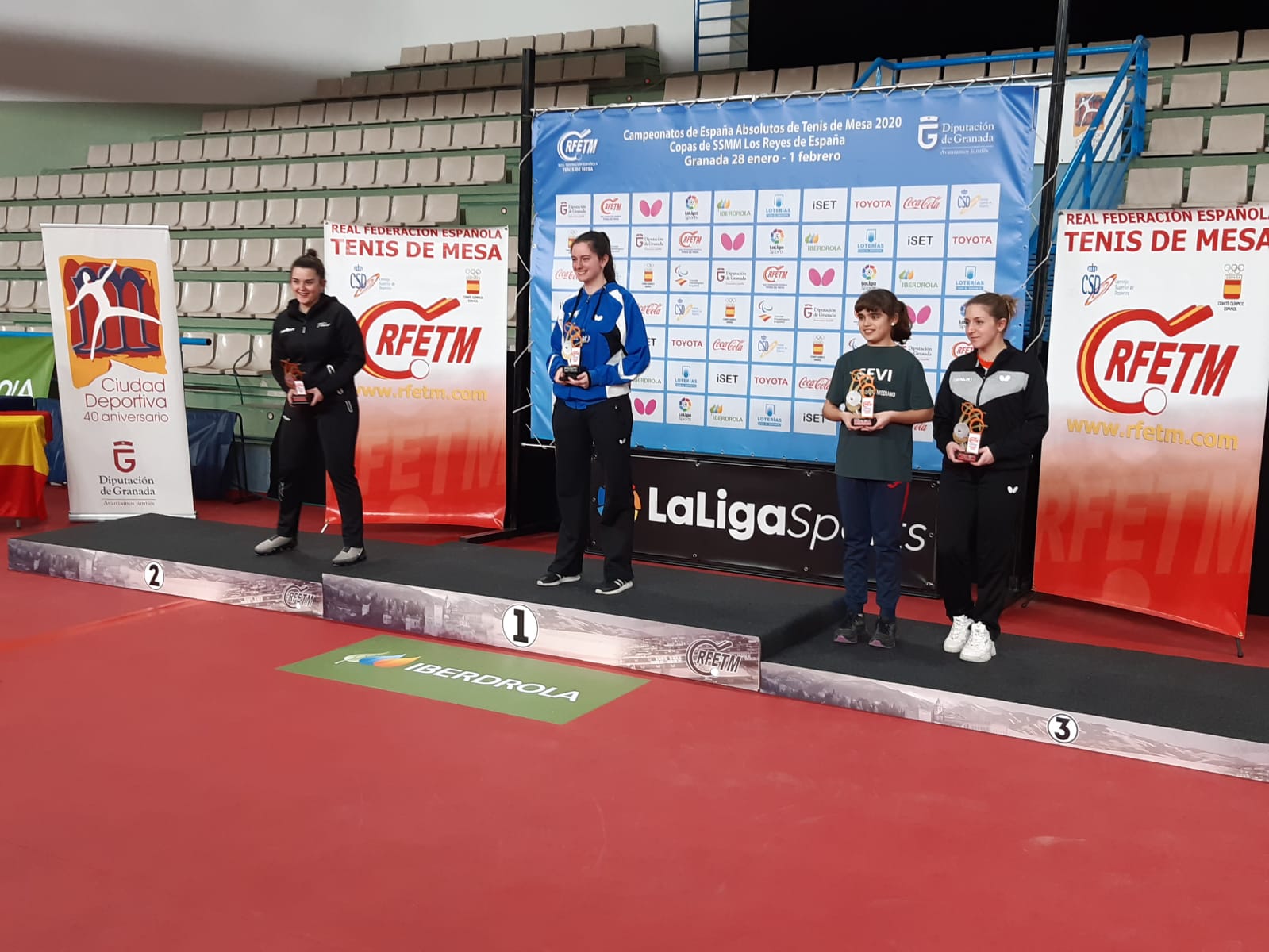 Campeonato de España Absoluto de Tenis de Mesa: Ángela Rodríguez, tercera clasificada