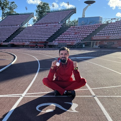 Ángel Luis Canto Gómez subcampeón mundial de 1.500(m45)