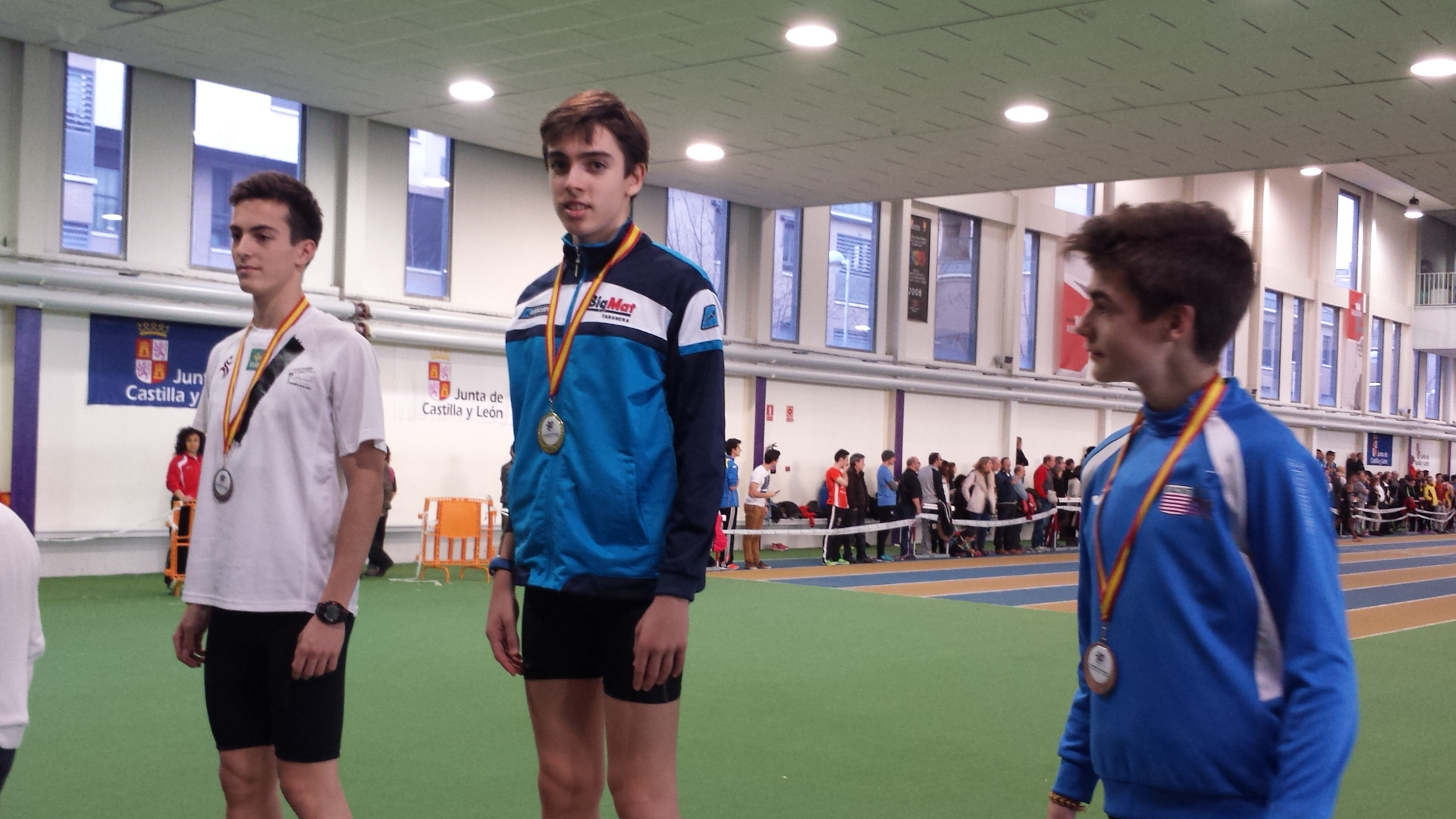 Antonio Tabanera Manzanares, Campeón de Castilla y León en 60 m.v. categoría Juvenil