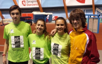 Cuatro atletas juveniles de la Escuela Blume-Velox, segundos con la Selección de Castilla y León en el Intercomunidades de Pista Cubierta