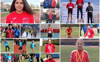 La atleta del CAS-Ciudad de Segovia y del CETA Daniela Gómez Navalón se clasifica séptima de España cadete de lanzamiento de peso