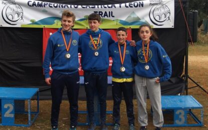 Los atletas del Sporting Segovia ganaron dos oros, una plata y un bronce en los autonómicos de Trail Running