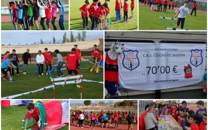 150 Participantes asistieron a una nueva Jornada de Atletismo Divertido organizado por el CAS-Ciudad de Segovia