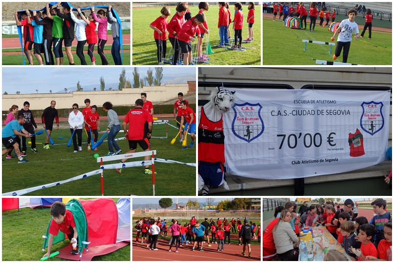 150 Participantes asistieron a una nueva Jornada de Atletismo Divertido organizado por el CAS-Ciudad de Segovia