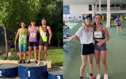 El atleta del C.A.J.Blume, Alejandro Cobos Martín, campeón Autonómico Sub-20 en los 400 m.l