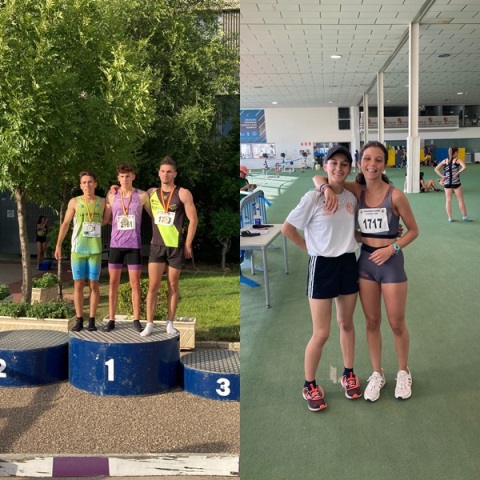 El atleta del C.A.J.Blume, Alejandro Cobos Martín, campeón Autonómico Sub-20 en los 400 m.l