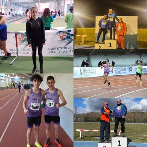 Los atletas del C.A.J. Blume y del Vélox Atletismo obtienen buenos puestos en los diferentes Campeonatos Regionales