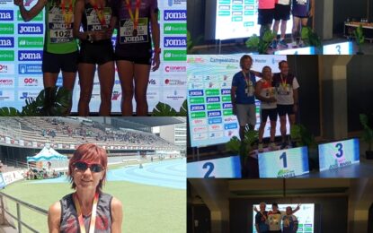 Los atletas del C.A.J. Blume y del Club Vélox  Atletismo consiguen cuatro medallas en el campeonato de España Máster