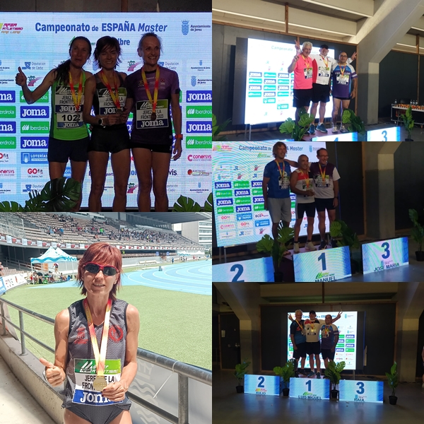 Los atletas del C.A.J. Blume y del Club Vélox  Atletismo consiguen cuatro medallas en el campeonato de España Máster